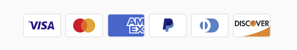Storefront — footer payment icons